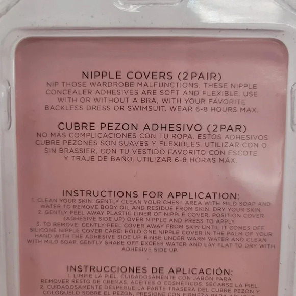 New in the package go backless nipple covers one size one pair beige color - Picture 2 of 6